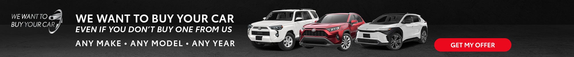 We want to buy your car